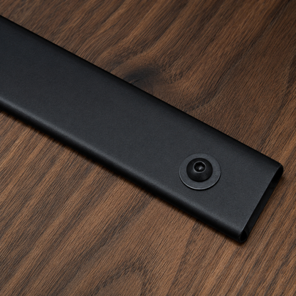 Ενισχύσεις επιφάνειας τραπεζιού – προφίλ U μαύρο (σετ 3)