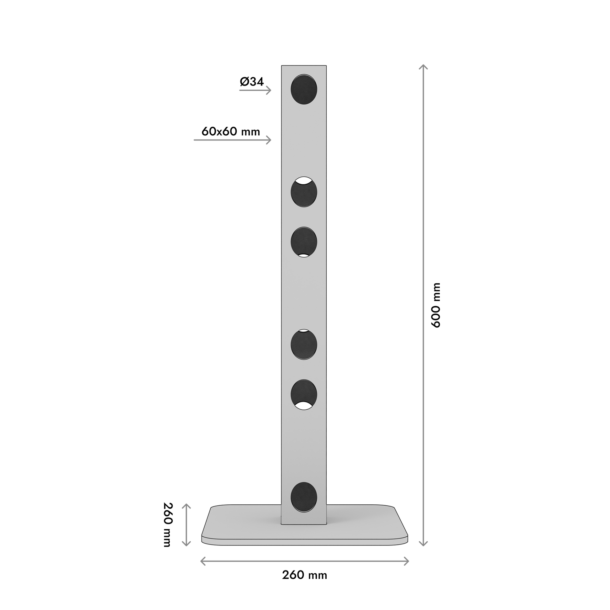 Stojan Na Víno - Stellen - 60 cm