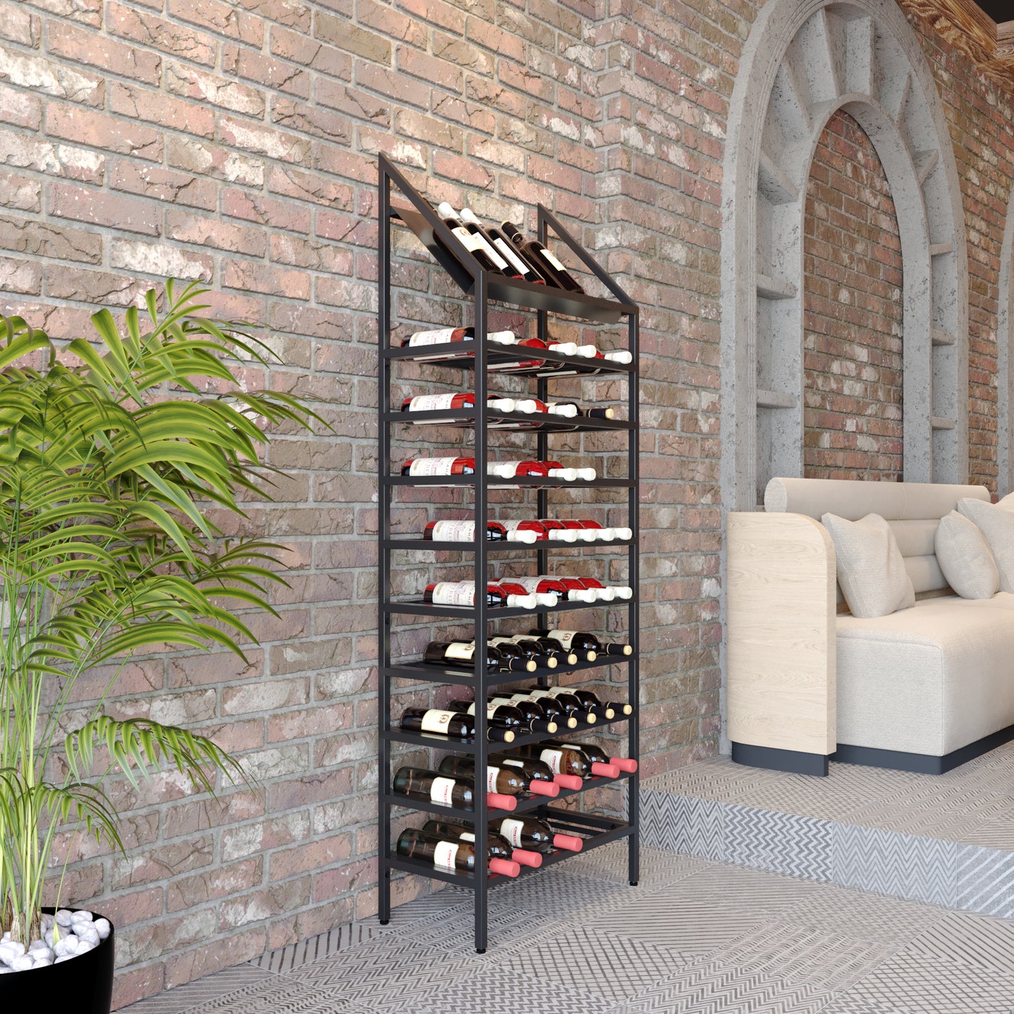 Regál Na Víno - Napa - 170x60x30 cm