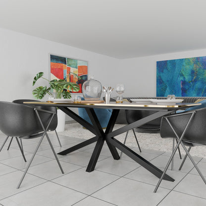 Stolová Noha Acamar Frame - 180x70x74 cm