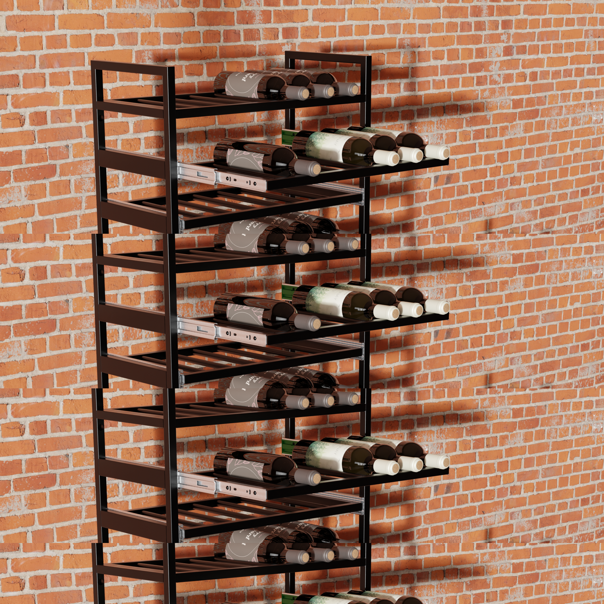 Regál Na Víno - Amarone - 170x60x30 cm