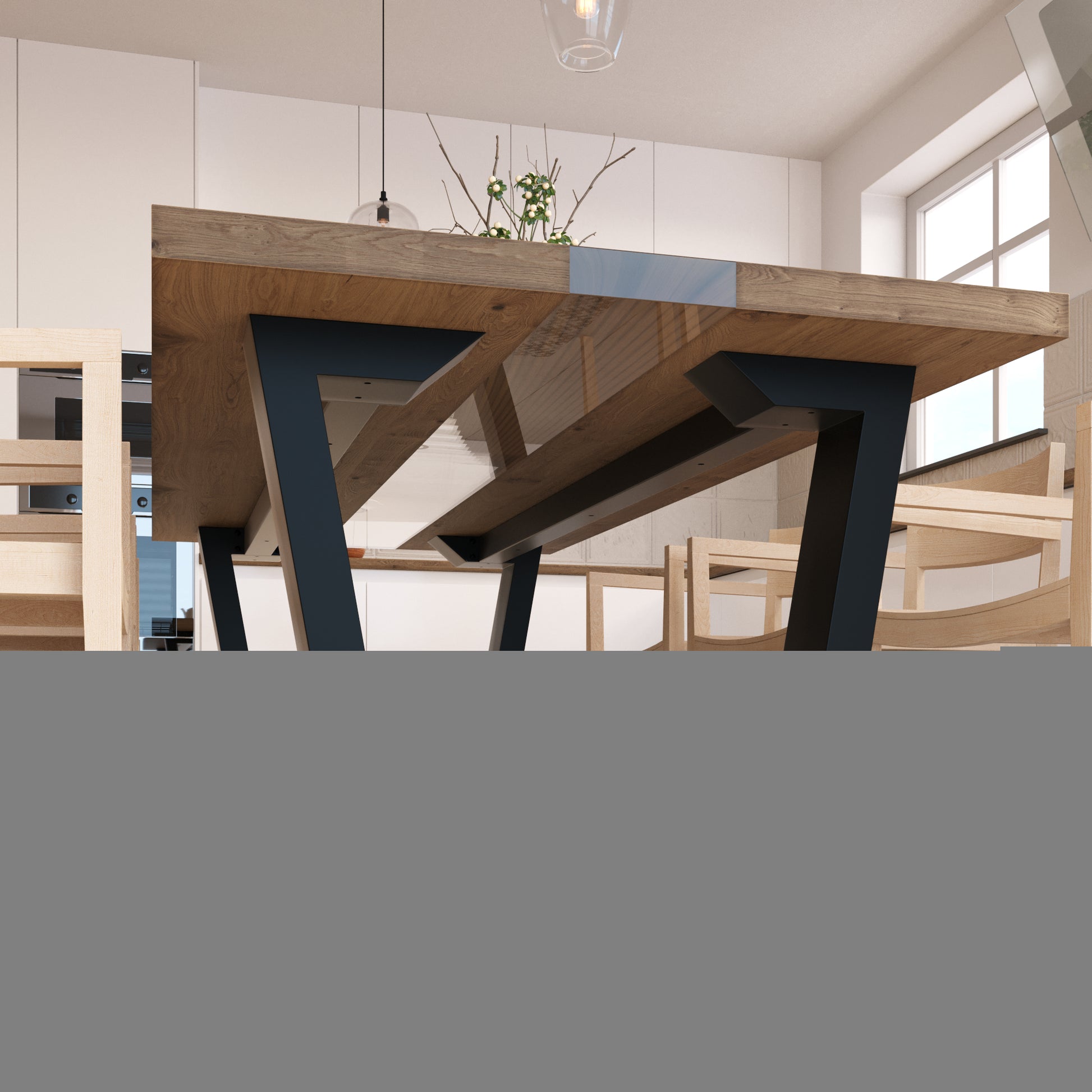 Stolová noha Atria Epox Extreme - 180x80x72 cm