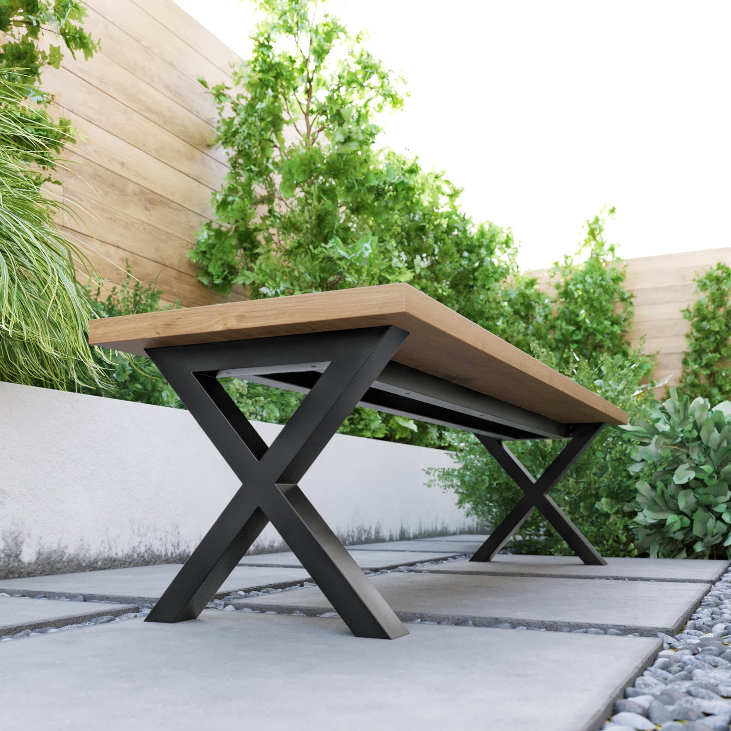 Noha na lavice Belaga - 40x40x160 cm