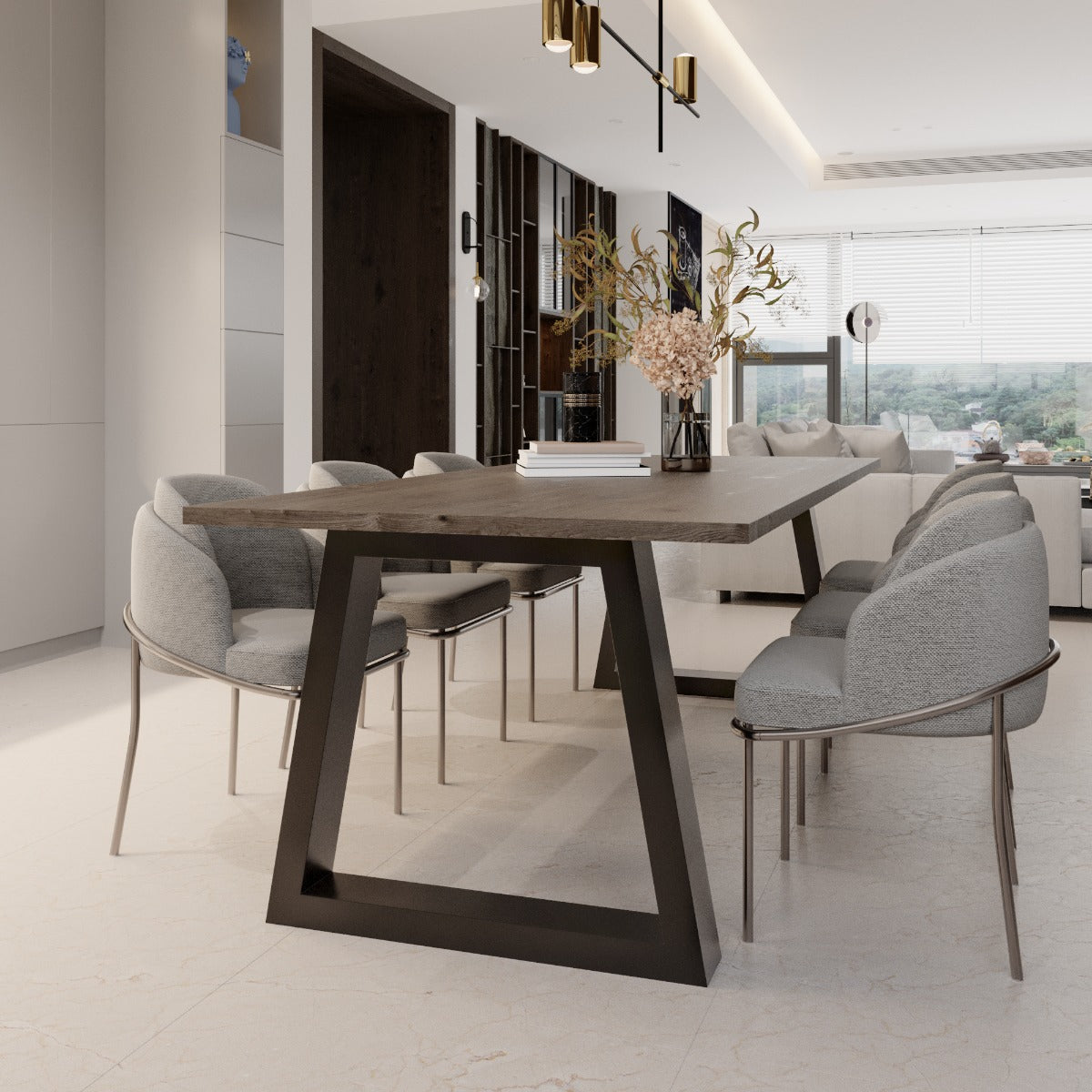 Stolová noha Nemesis Extreme - 180x80x72 cm