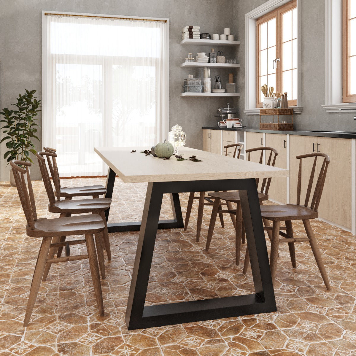 Stolová noha Nemesis Extreme - 140x80x72 cm