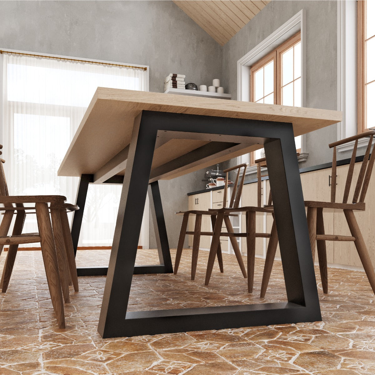 Stolová noha Nemesis Extreme - 200x80x72 cm
