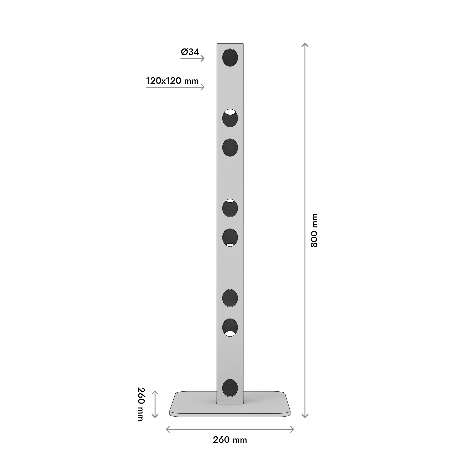 Stojan Na Víno - Stellen - 80 cm