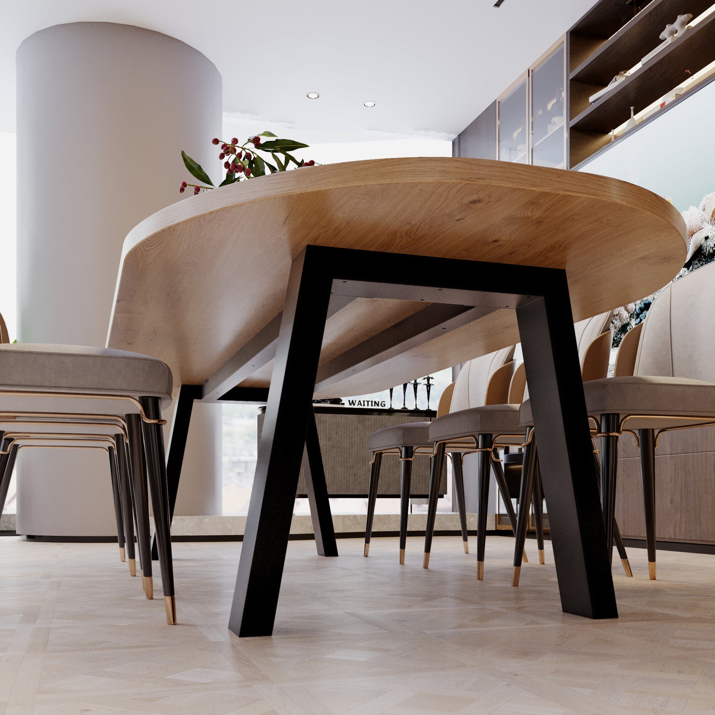 Stolová noha Thusia Extreme - 200x80x72 cm