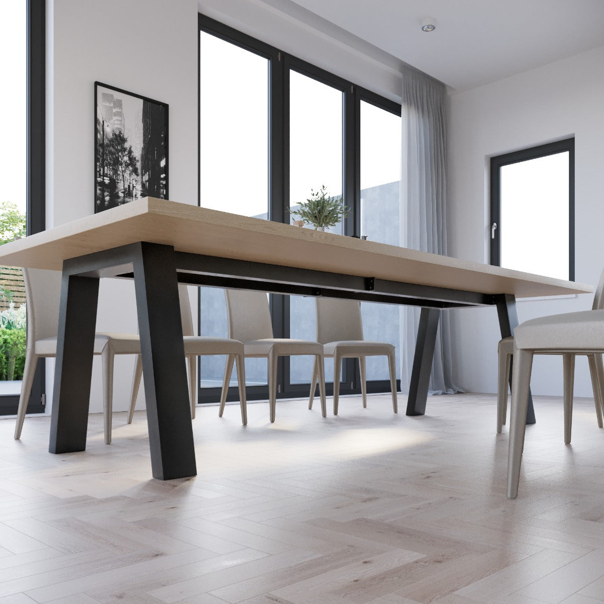 Stolová noha Thusia Extreme - 260x80x72 cm