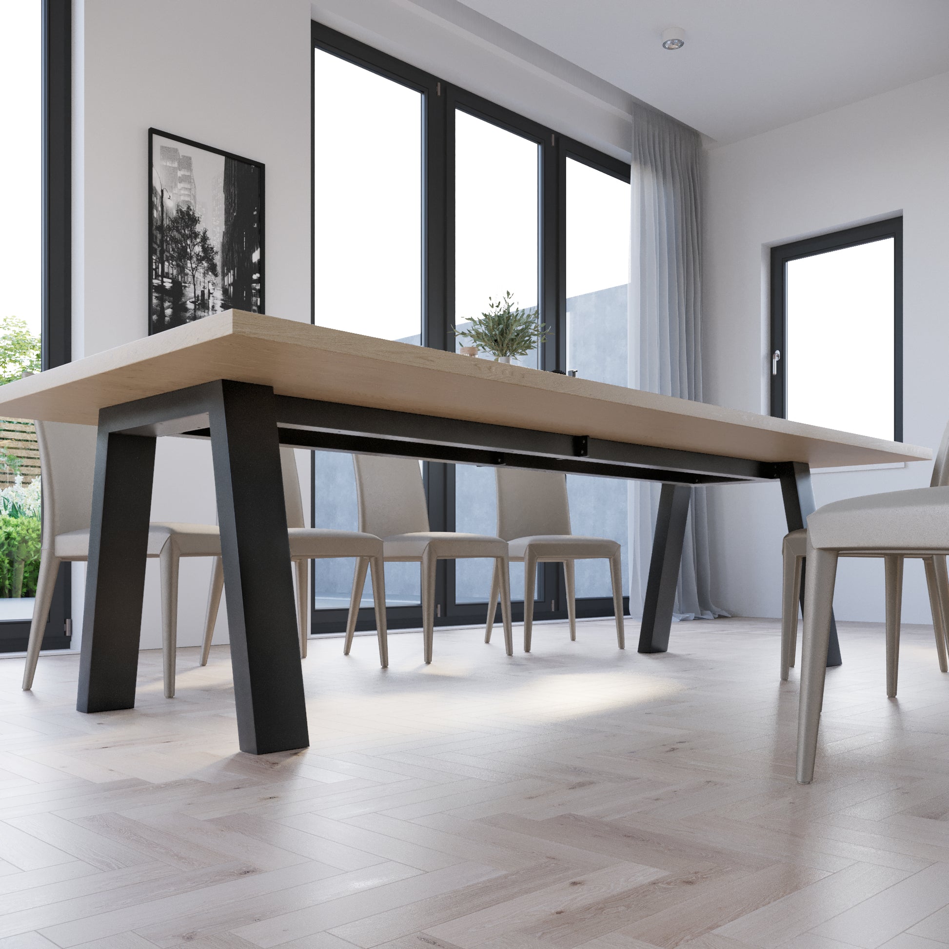 Stolová noha Thusia Extreme - 280x80x72 cm